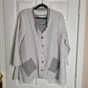 Habitat Lagenlook Blouse And Tank Top Set Size Large